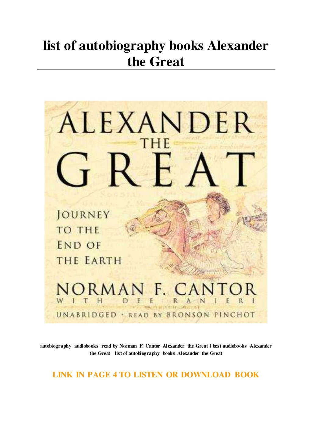 list-of-autobiography-books-alexander-the-great