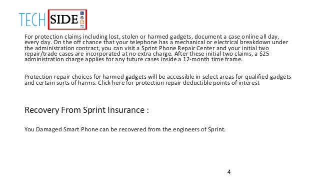 Sprint Insurance Claiming Secrets