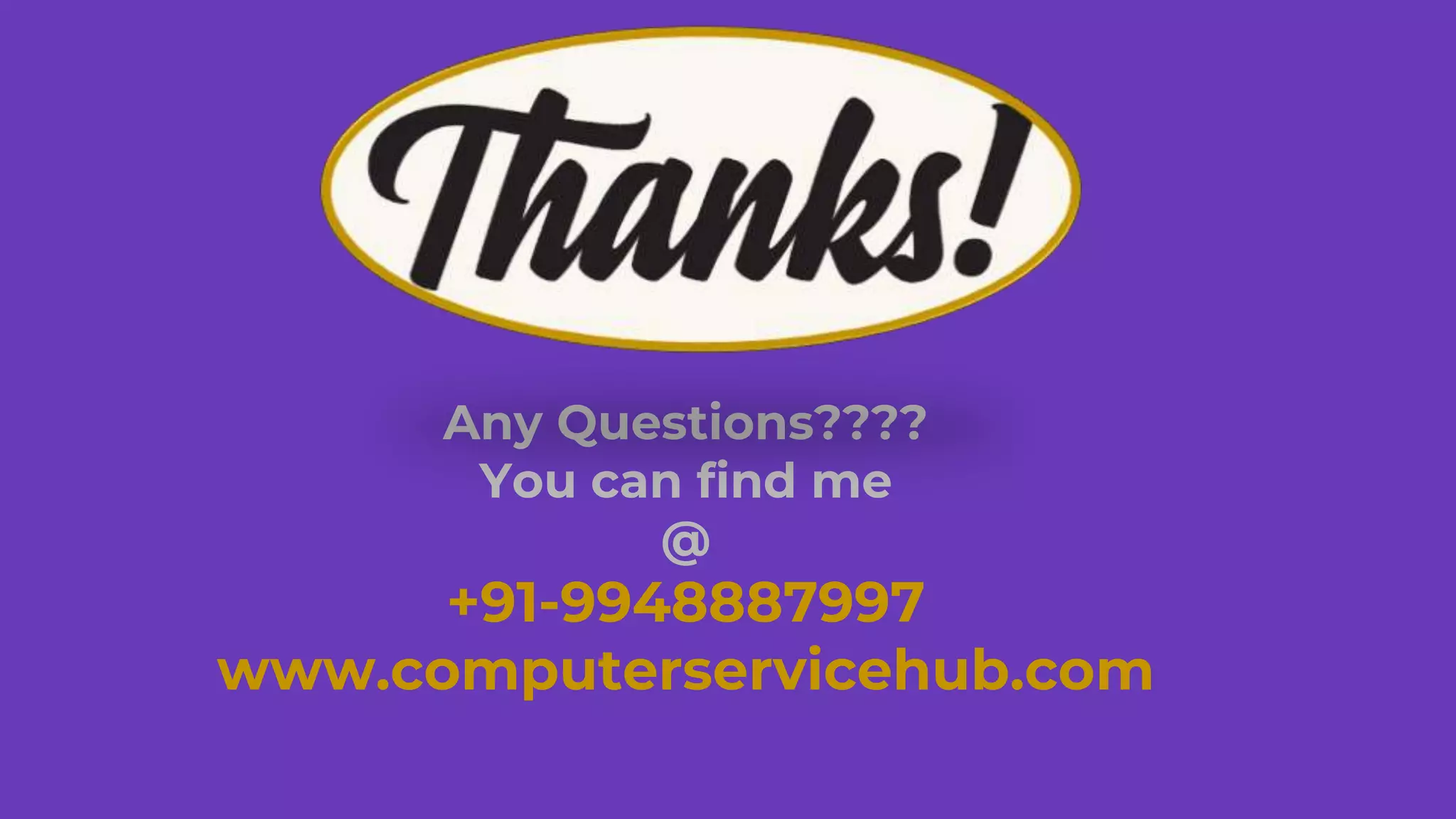 List of common computer problems computer service hub pptx