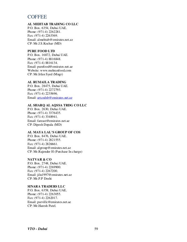 List Of Companies In Dubai