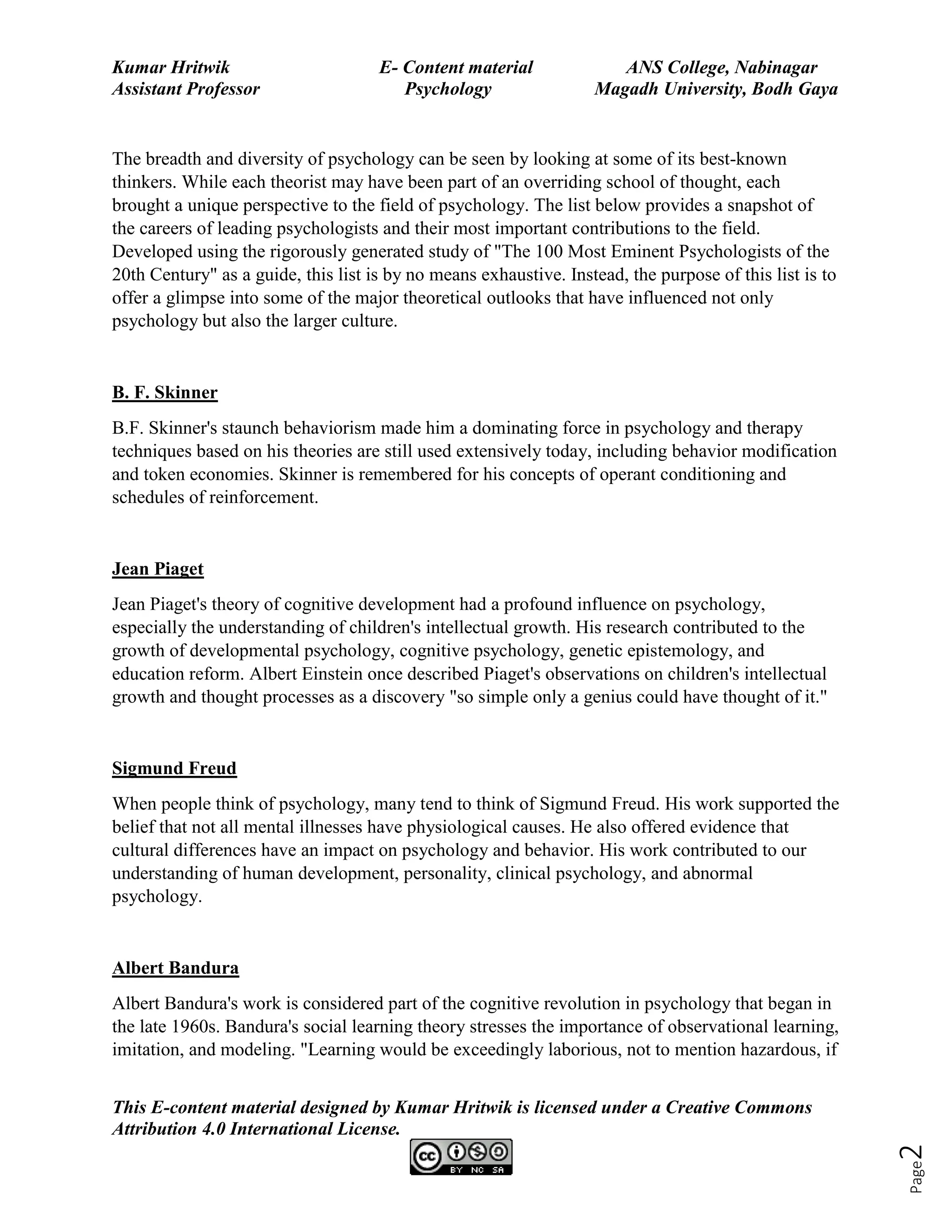 List of famous Psychologists and their contribution..pdf