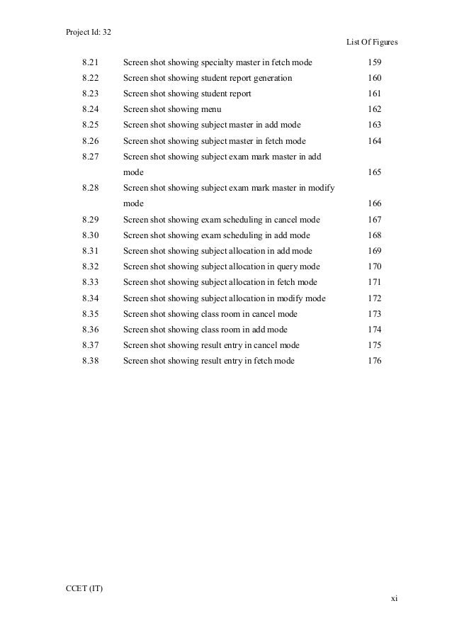 List of figures