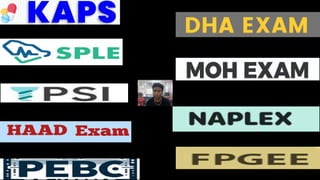LIST OF PHARMACY EXAMS TO STUDY ABROAD.pptx