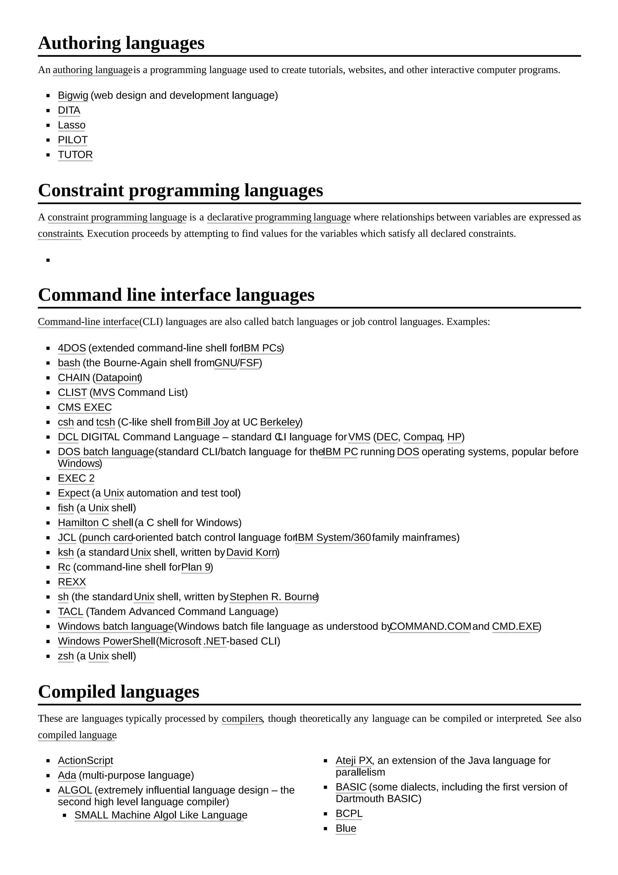 List of programming_languages_by_type | PDF