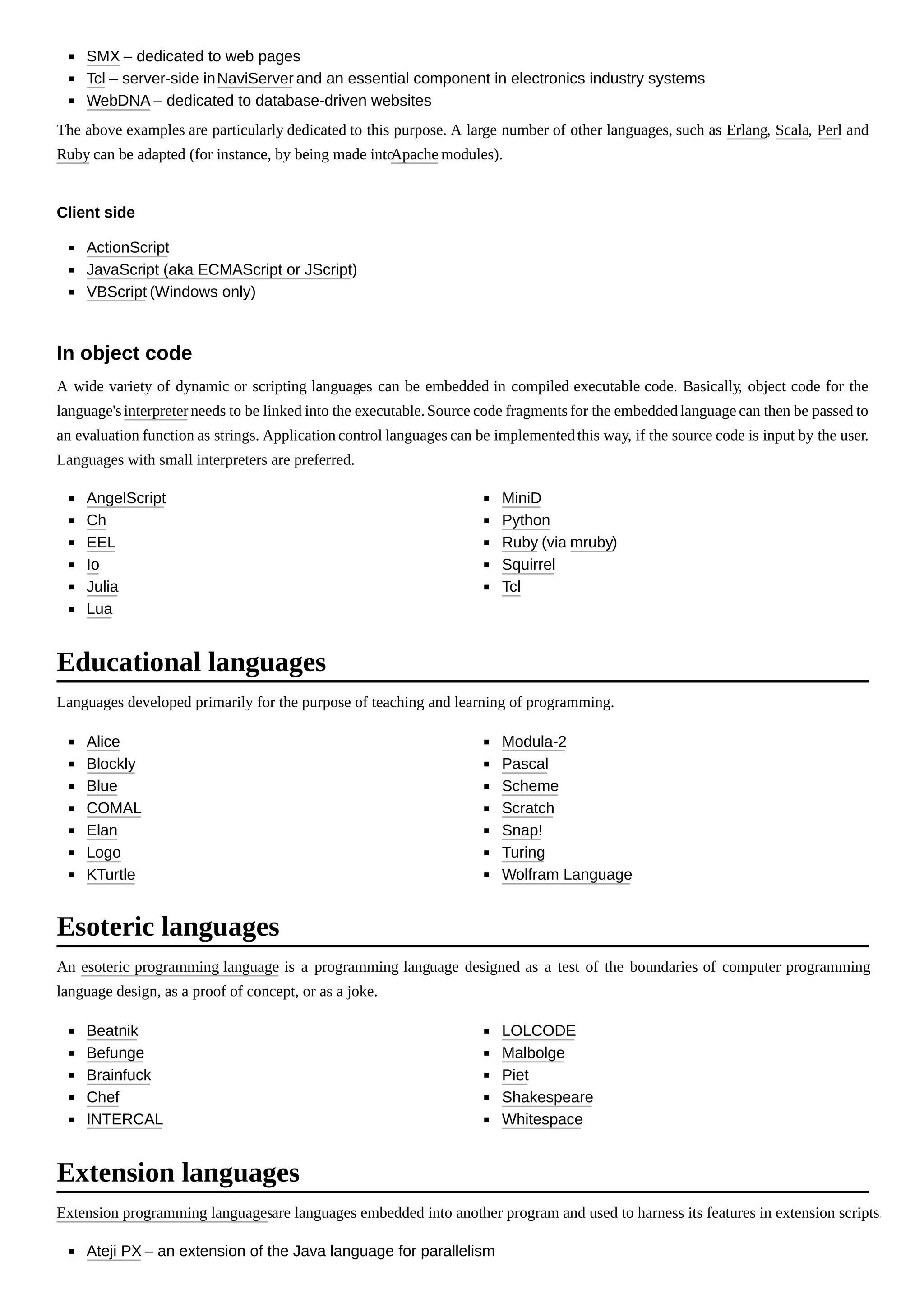 List of programming_languages_by_type | PDF