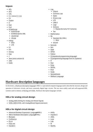 List of programming_languages_by_type | PDF