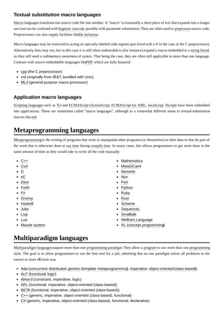 List of programming_languages_by_type | PDF