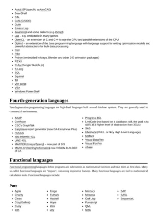 List of programming_languages_by_type | PDF
