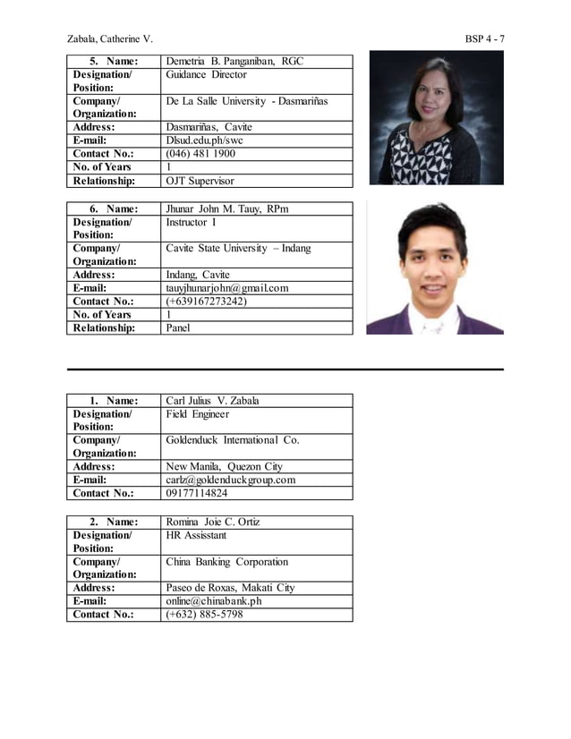 sample List of references | PDF