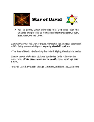 List of references to the Six Directions of the Six Pointed Star of ...