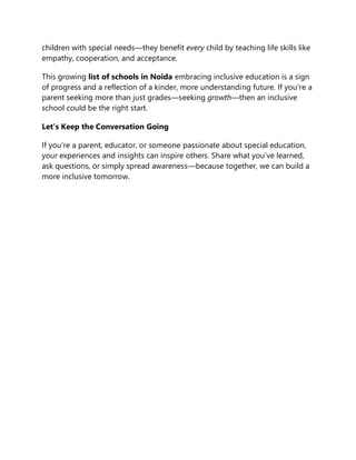 List of Schools in Noida for Special Needs and Inclusive Education.pdf