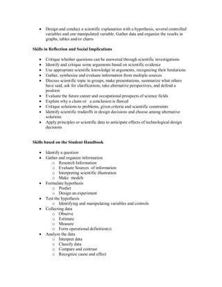 List of science skills | PDF