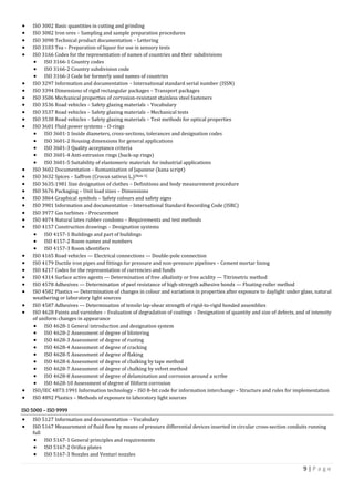 International standards | PDF