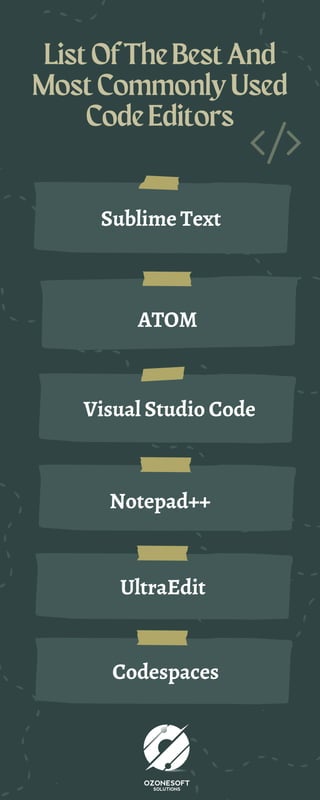 List Of The Best And Most Commonly Used Code Editors.pdf