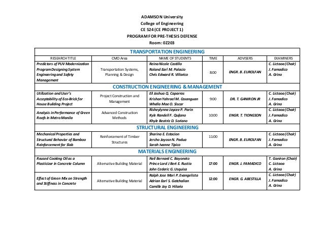 Asu thesis defense schedule image