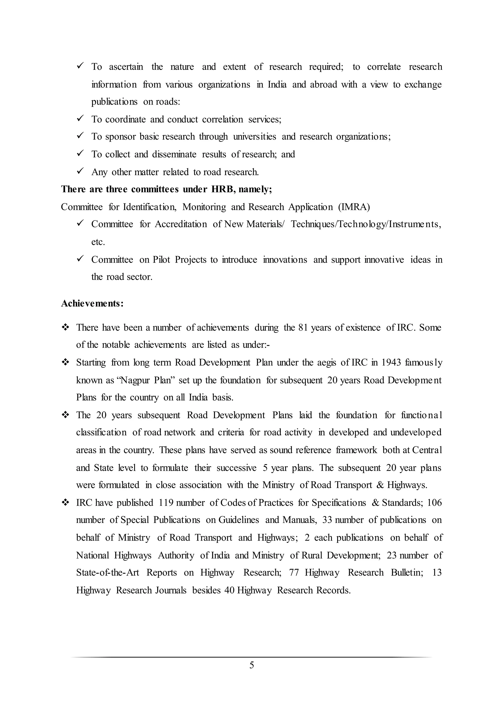 Irc Ruma Apa List of various_IRCs_&_sps | DOCX