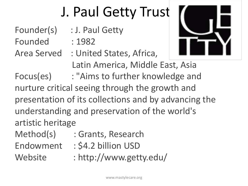 10 Largest Foundations in the World