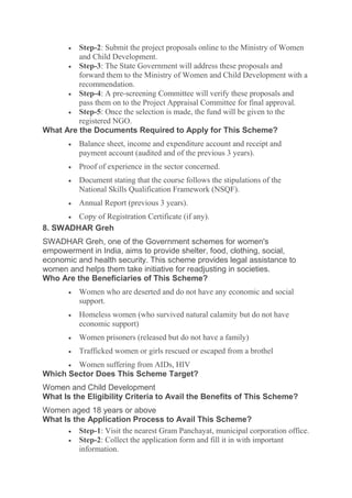 List of Women Empowerment Schemes in India.docx