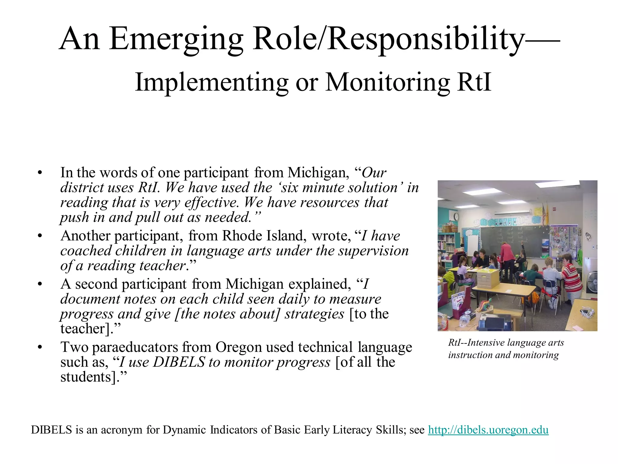 Paraeducators in Inclusive Settings Share Their WIZdom