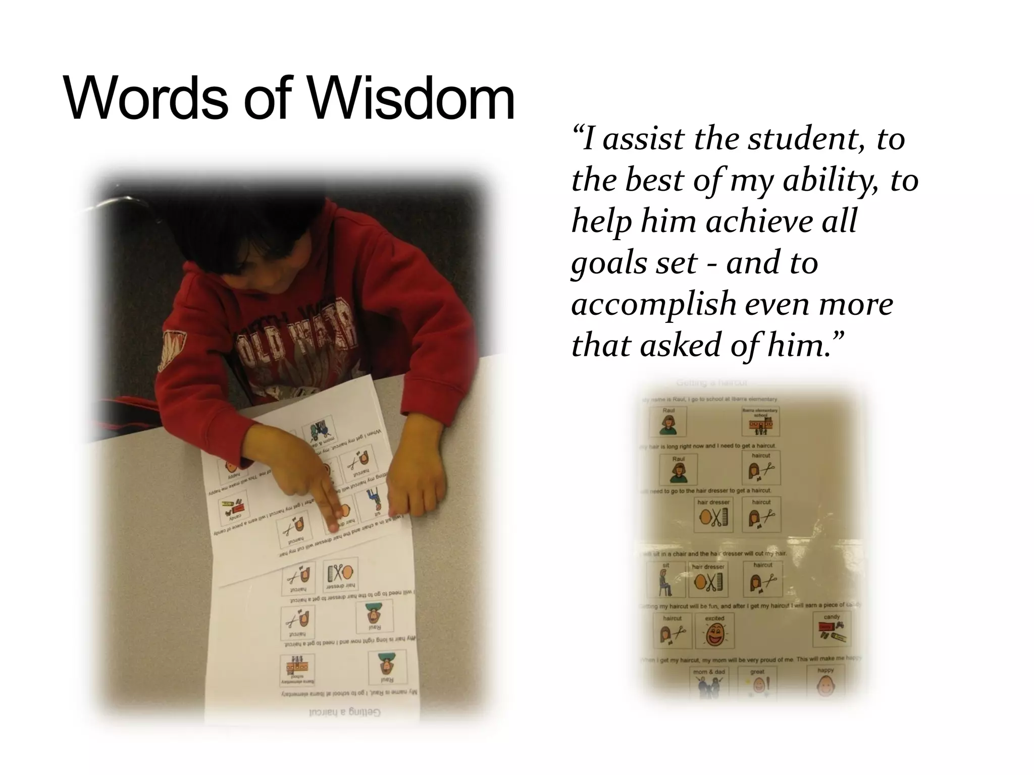 Paraeducators in Inclusive Settings Share Their WIZdom