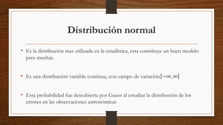 Variación Normal probabilidad normal | PPTX