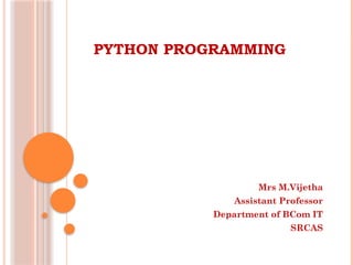 Python list operations - List operators in python.pptx