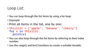 List on Python Programming Language.pptx
