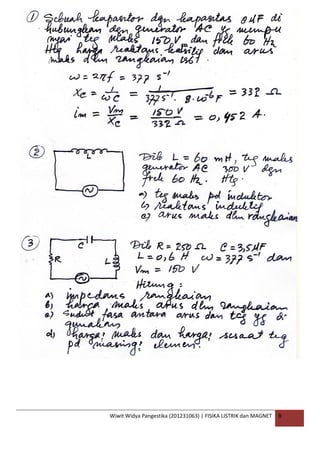 Wiwit Widya Pangestika (201231063) | FISIKA LISTRIK dan MAGNET B
 