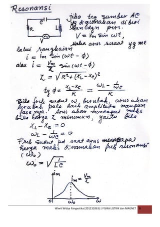 Wiwit Widya Pangestika (201231063) | FISIKA LISTRIK dan MAGNET B
 