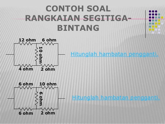 Contoh Soal Hambatan Pengganti
