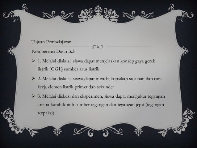 Listrik Dinamis Kelas Ix Fisika