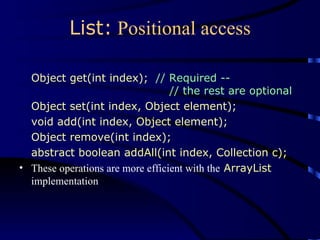 List in java | PPT | Free Download