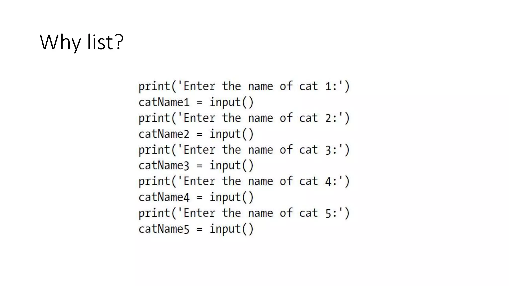 Lists in Python | PPT