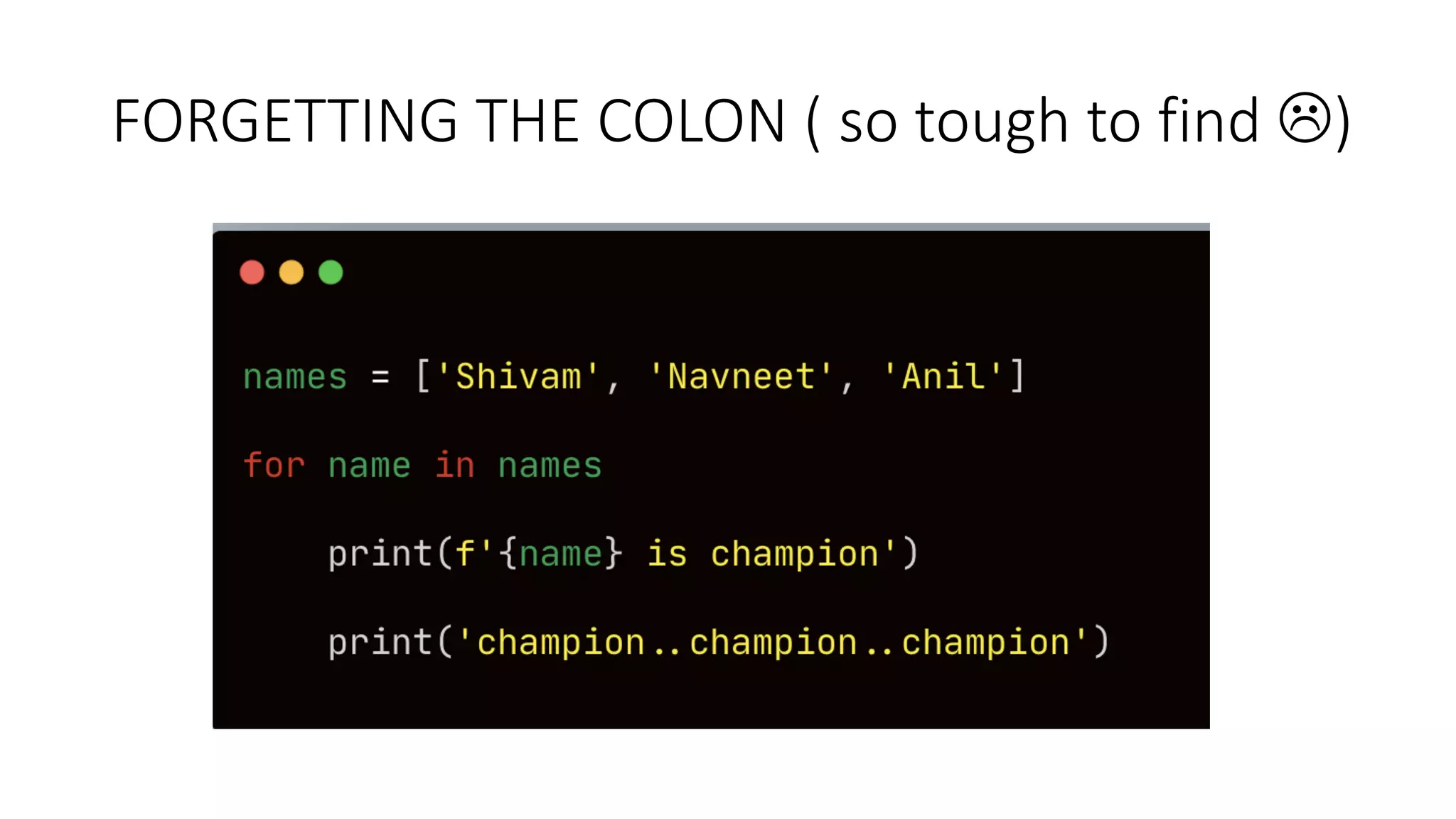 PART 3 - Python Tutorial | For Loop In Python With Examples | PPT
