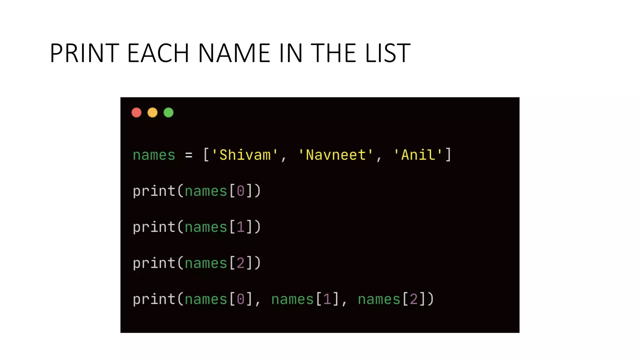 PART 3 - Python Tutorial | For Loop In Python With Examples | PPT