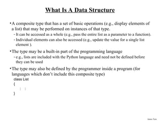 Fundamentals of Data Structures Using Java | PPT