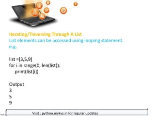 lists8.pptx of chapter 12 IP Basic Python | PPT