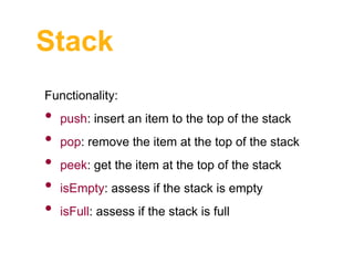 Lists, queues and stacks | PPTX