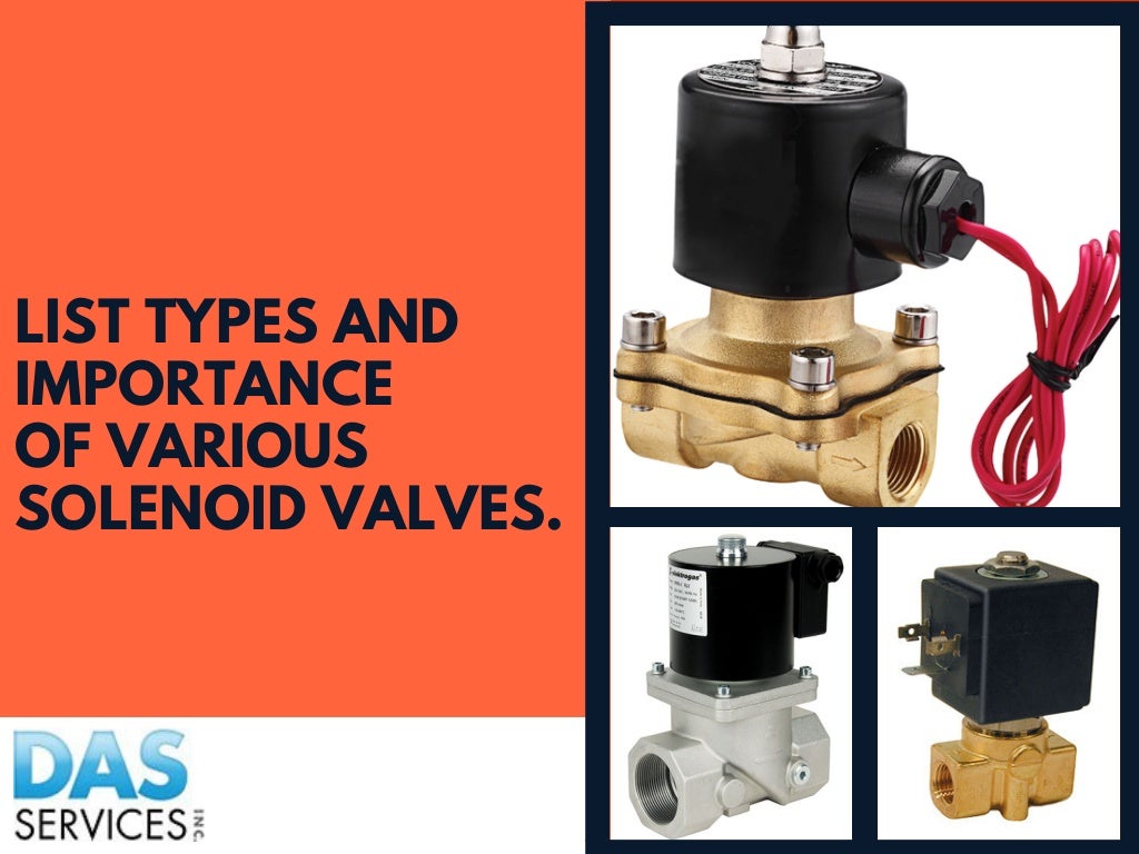 Different types of Solenoid Valves and their Importance.