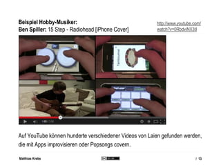 Matthias Krebs
Orientierung in der Vielfalt
Es ist keine leichte Aufgabe bestimmte Musikapps zu empfehlen, da viele dieser...