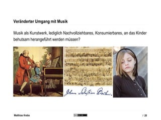 Matthias Krebs
Fallbeispiel: app2music – Appmusik-AGs an Berliner Schulen
Einblicke anhand von
dokumentarischen
Blogbeiträ...