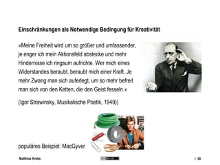 Matthias Krebs
Allgemeine Beobachtung: Veränderter Umgang mit Musik durch Musikapps
• Musikmachen mit Alltagstechnologien
...
