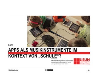 Matthias Krebs
Beispielapp „Orphion“ (iOS)
„Orphion ist ein Musikinstrument mit einzigartigem
Klang zwischen Saiteninstrum...