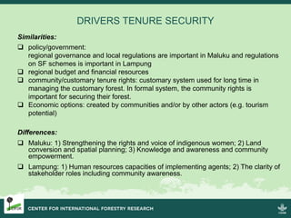 Exploring Participatory Prospective Analysis: A collaborative, scenario-based approach for analyzing and anticipating the consequences of tenure reform implementation