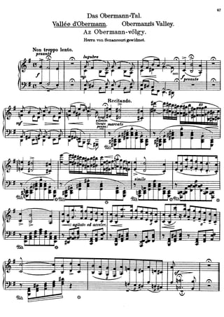 Franz Liszt Vallee d'Obermann