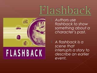 Flashback Rhetorical Definition Literary Elements | PPT