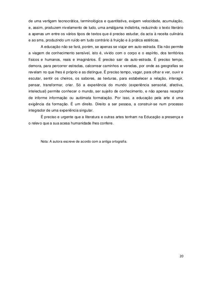 Artigo literatura