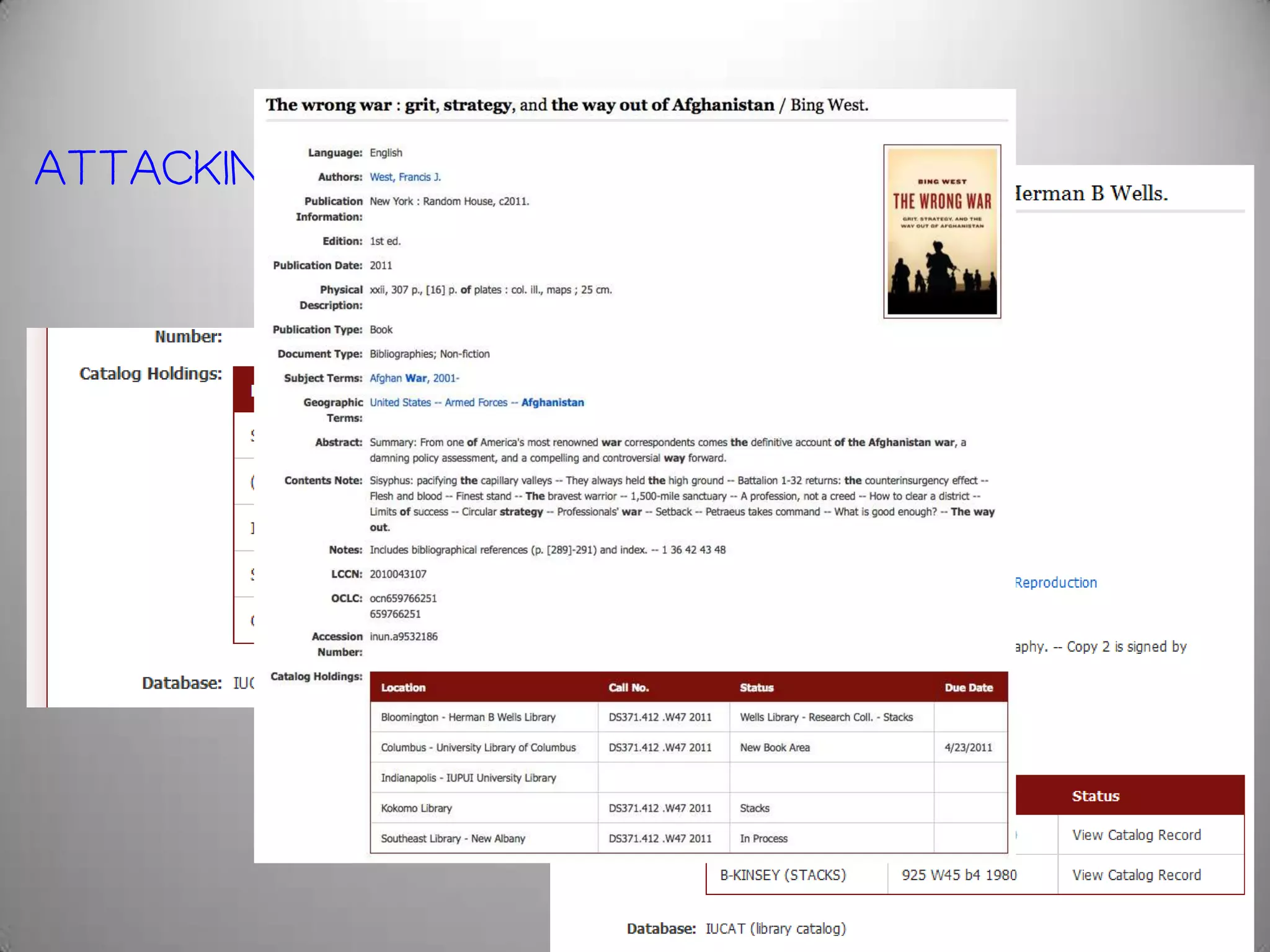 Attacking the extract
 