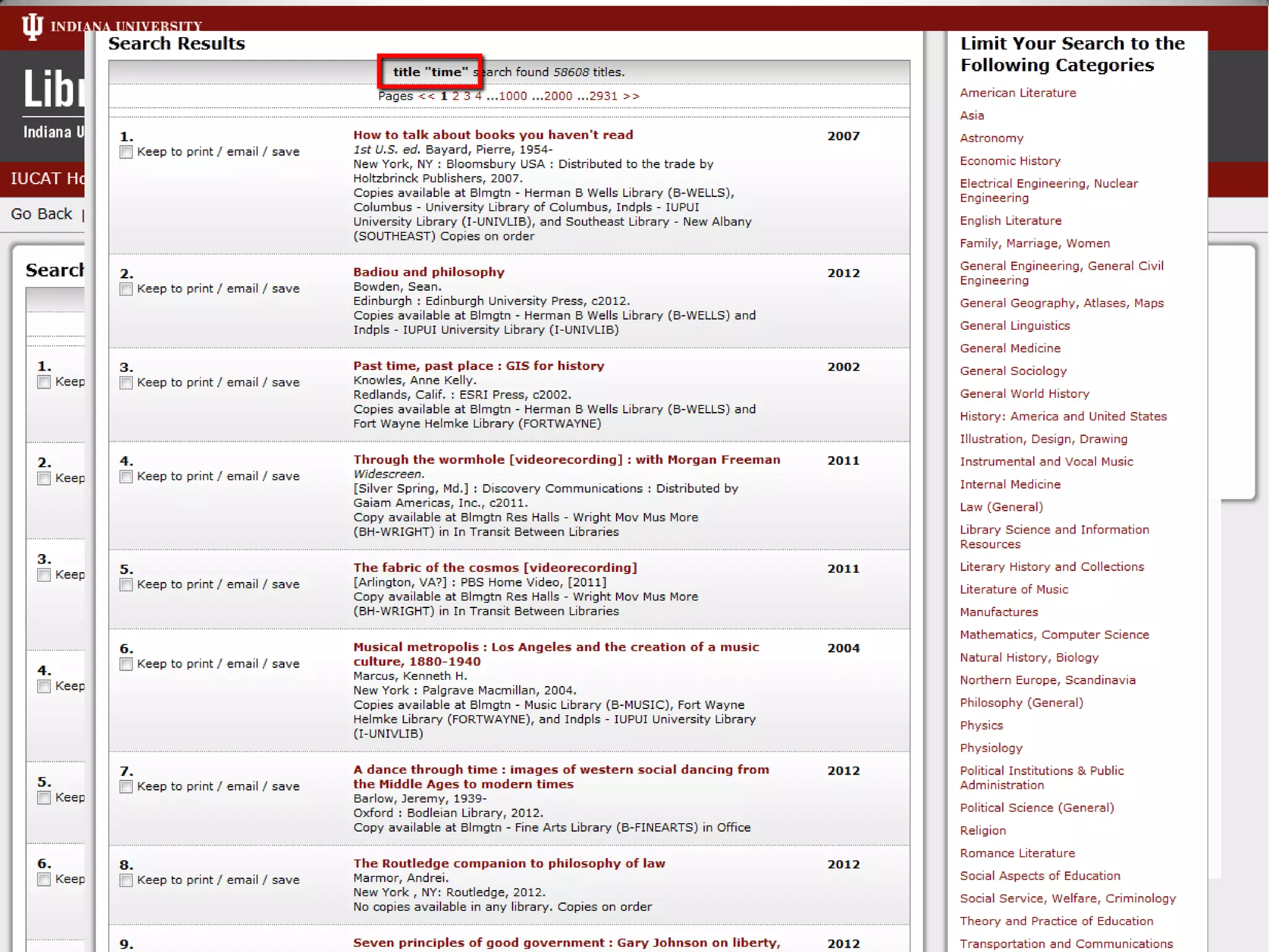 A few words about IUCAT
SirsiDynix Symphony ILS

Statewide participation leads to a complex data
environment:
- Who shares records? What records? How?
- Cataloging services provided to “extra-systems”
   libraries
- Vendor records
- Every format, language, call number scheme you
   can think of (and some you would never guess)
- Limits on indexes = “interesting” search results
- No centralization of proxy services,
   e-resources budgets
 