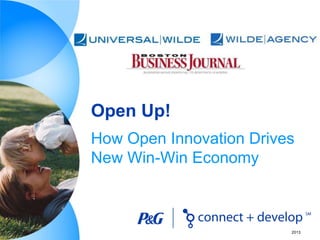 Open Up!
How Open Innovation Drives
New Win-Win Economy
2013
 